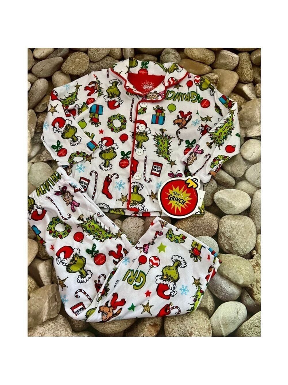 NWT GRINCH PJ SET